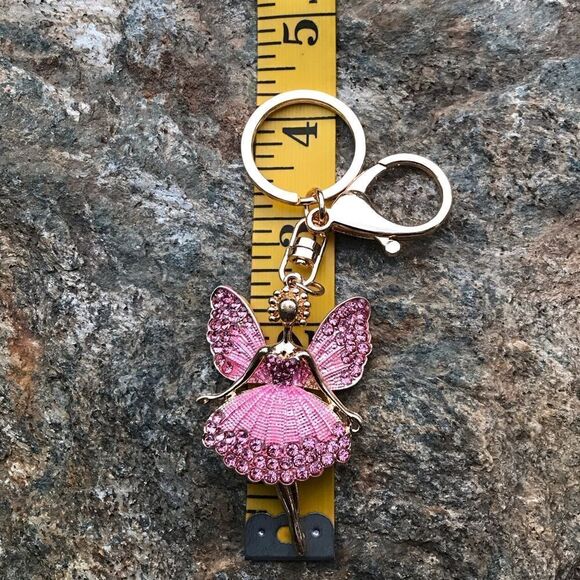 Pink Fairy Keychain - Picture 6 of 6